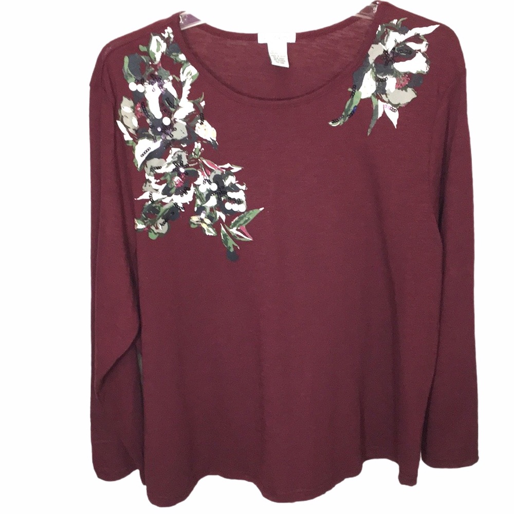 Hasting & Smith Sequins Embellished T-Shirt